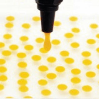 Falso caviar de melón y sandia