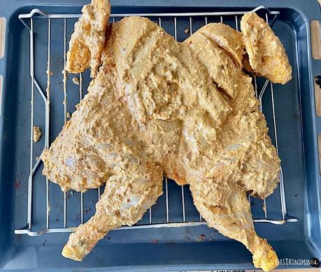 Pollo tandoori asado, exotismo de color y sabor desde la India