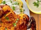 Pollo tandoori asado, exotismo color sabor desde India