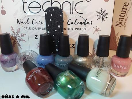 Calendario de adviento de esmaltes Technic Calendario de adviento de esmaltes Technic