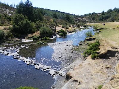 AREA RECREATIVA DE LA PONVIEJA: BASTO PARAISO ALPINO FLUVIAL ENTRE ROCAS DE PIZARRA