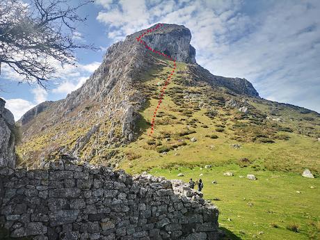 Cabeza Pandescura y Foz del Casaño por la Canal de la Llucia