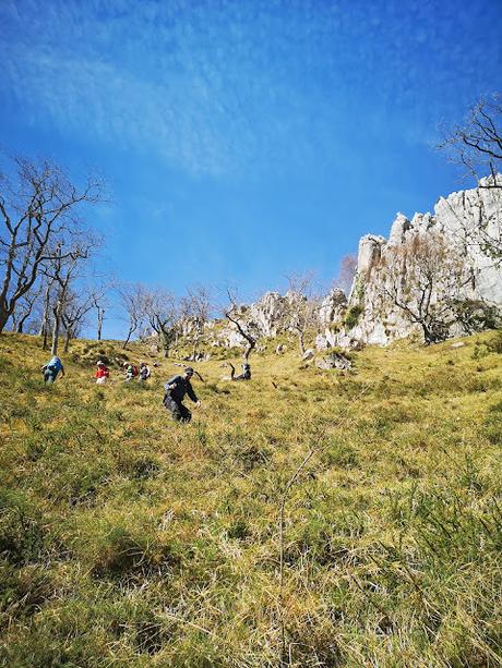 Cabeza Pandescura y Foz del Casaño por la Canal de la Llucia