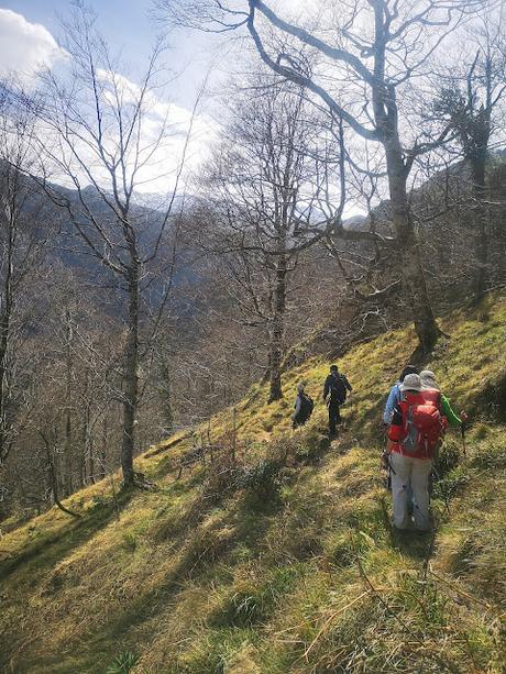 Cabeza Pandescura y Foz del Casaño por la Canal de la Llucia