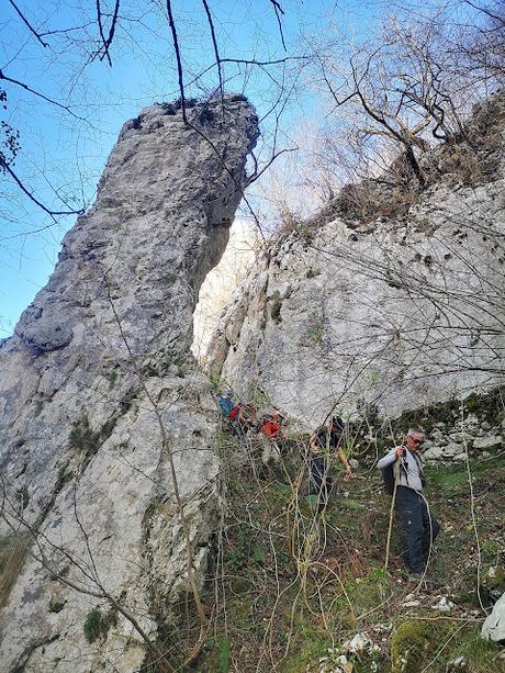 Cabeza Pandescura y Foz del Casaño por la Canal de la Llucia