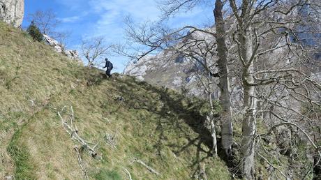 Cabeza Pandescura y Foz del Casaño por la Canal de la Llucia