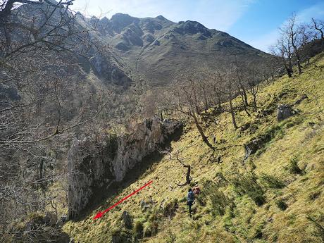 Cabeza Pandescura y Foz del Casaño por la Canal de la Llucia