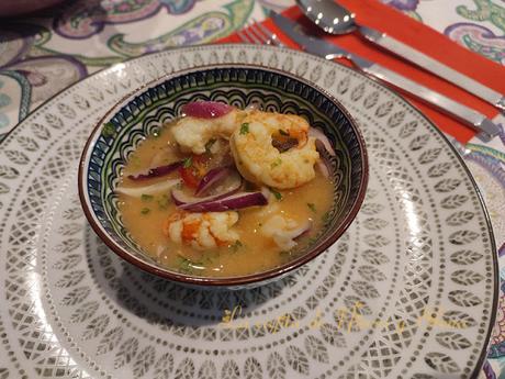 Ceviche de langostinos al estilo ecuatoriano Ceviche de langostinos al estilo ecuatoriano