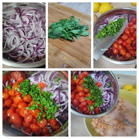 Ceviche de langostinos al estilo ecuatoriano Ceviche de langostinos al estilo ecuatoriano