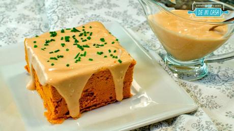 Pastel de atun y pimientos