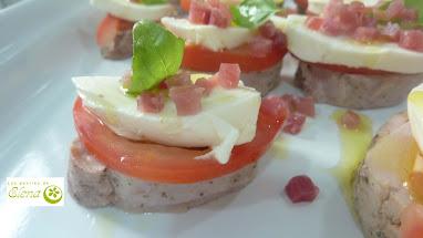 Solomillo de cerdo caprese