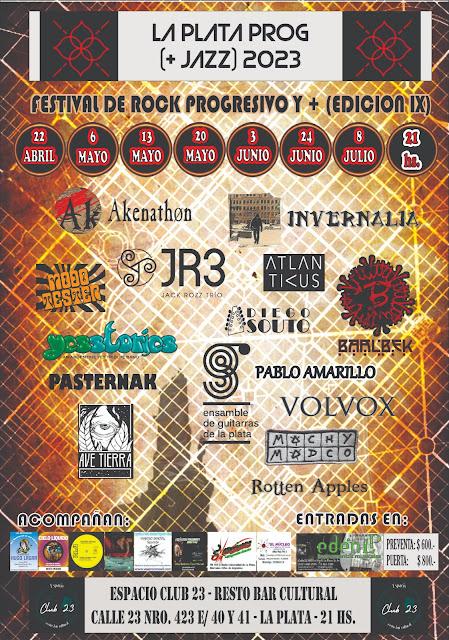 La Plata Prog Fest 2023 - Programación
