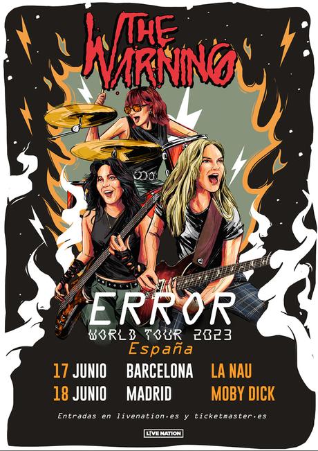 Conciertos de The Warning en Barcelona y Madrid