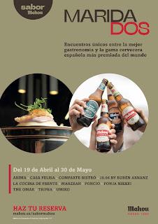 Cocina de vanguardia y cultura cervecera se unen en la tercera edición de Sabor Mahou MaridaDos