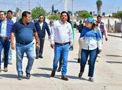 Gobernador supervisa obras rehabilitación camino Real Saltillo