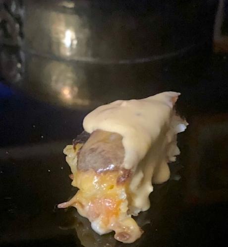 Huevo Poché sobre Kartoffelpuffer, mi versión de Horcher Huevo Poché sobre Kartoffelpuffer, mi versión de Horcher