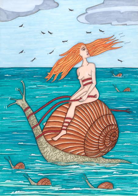 Soñé con caracoles y cuervos.