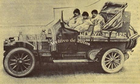 La carrera Nueva York-París disputada en el año 1908 La carrera Nueva York-París disputada en el año 1908
