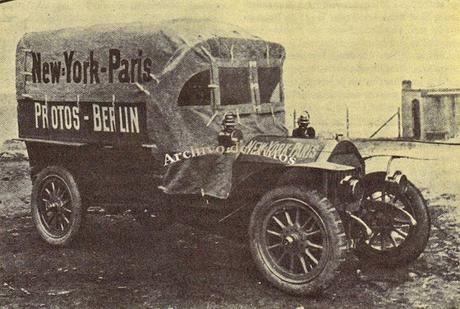 La carrera Nueva York-París disputada en el año 1908 La carrera Nueva York-París disputada en el año 1908