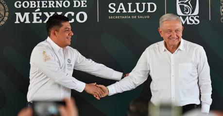 AMLO y Ricardo Gallardo anuncian avances en tema de Seguridad Social para SLP