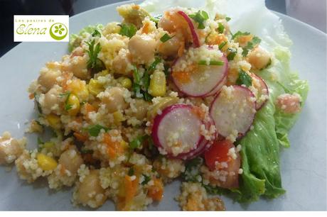 Ensalada de cous cous con garbnazos