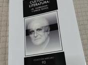 Breve nota cultura literatura: narrador" otros textos, juan-manuel garcía ramos