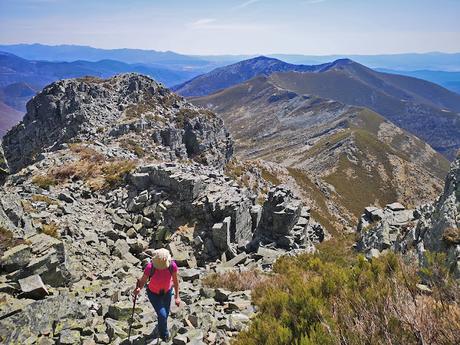 Cuiña y El Campanario desde Tejedo de Ancares