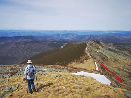 Cuiña y El Campanario desde Tejedo de Ancares