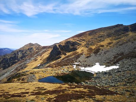 Cuiña y El Campanario desde Tejedo de Ancares