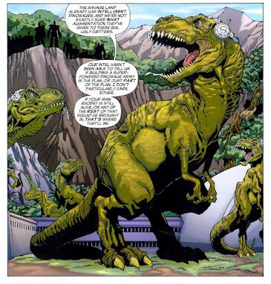 Y la I.A. llegó a los cómics de dinosaurios...