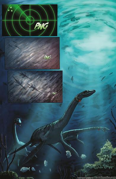 Y la I.A. llegó a los cómics de dinosaurios...