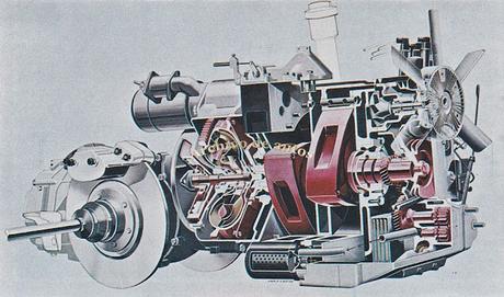 NSU Ro 80 con motor Wankel presentado en el año 1967