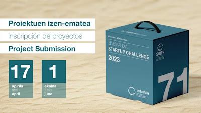 Abierta la quinta convocatoria de Zinemaldia Startup Challenge, dirigida a personas emprendedoras y ‘startups’ estatales y europeas