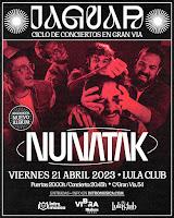Concierto de Nunatak en Jaguar Club