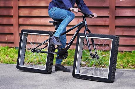 #VIRAL  |  ¿Una #bicicleta con ruedas cuadradas? Sí existe y funciona (+VIDEO)