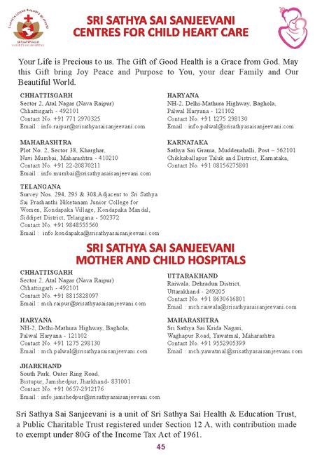 Boletín Sai Sanjeevani Edición de marzo de 2023
