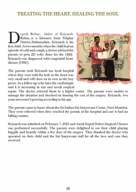 Boletín Sai Sanjeevani Edición de marzo de 2023