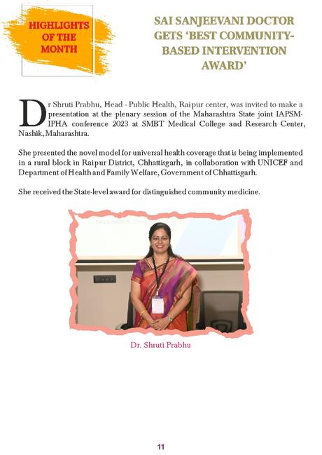 Boletín Sai Sanjeevani Edición de marzo de 2023