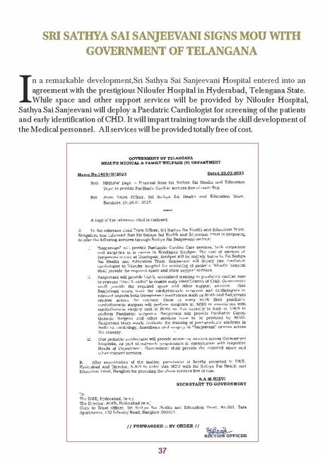 Boletín Sai Sanjeevani Edición de marzo de 2023