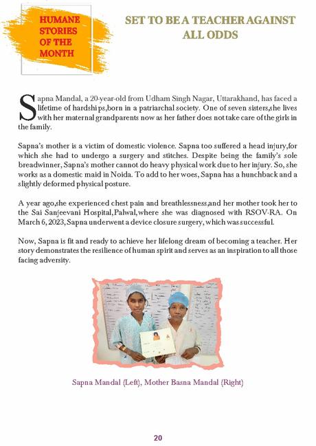 Boletín Sai Sanjeevani Edición de marzo de 2023