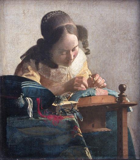 Luz sobre Vermeer La encajera Vermeer