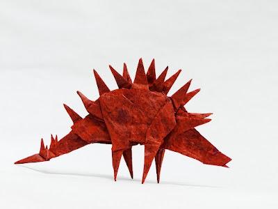 El origami paleontológico del maestro Fumiaki Kawahata