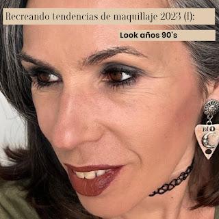 Recreando tendencias de maquillaje 2023 (I): Rollo 90's
