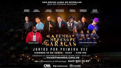 #ESPECTACULOS:  | #Caracas bailará al ritmo del #merengue con un #show en junio (+Artistas) | #MUSICA: | VIA (@OmarEnriqueVzla)