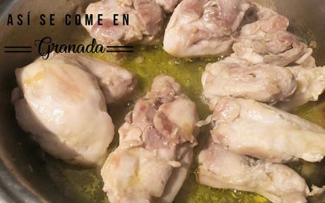 Pollo en fritillo Pollo en fritillo