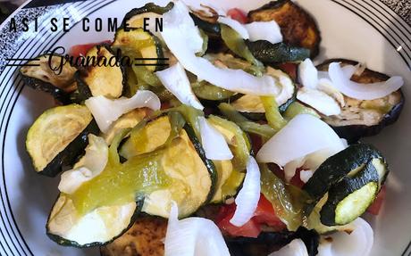 Ensalada de verduras asada Ensalada de verduras asada