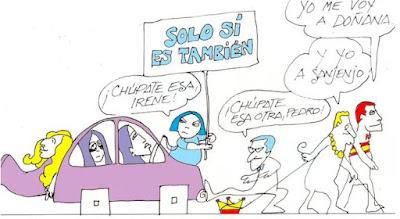 Vecinos de Lavapiés denuncian “brutalidad policial” en el barrio… Y el emérito, Juan Carlos I, en Sansenxo, eclipsa la agenda de Felipe VIº, en Ronda.