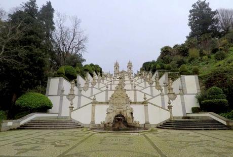 El funicular del Bom Jesús en Braga El funicular del Bom Jesús en Braga