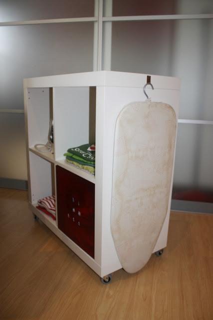Ikea Hack: Expedit =  mueble para planchar