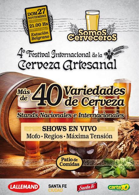 Se viene el 4° Festival Internacional de la Cerveza Artesanal - Santa Fe 2011